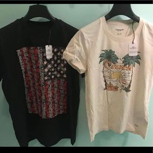 Two Coach T-Shirts